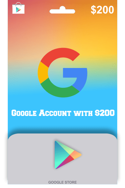 Google Account with $200 Balance (With Warranty)
